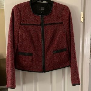 A tweed jacket